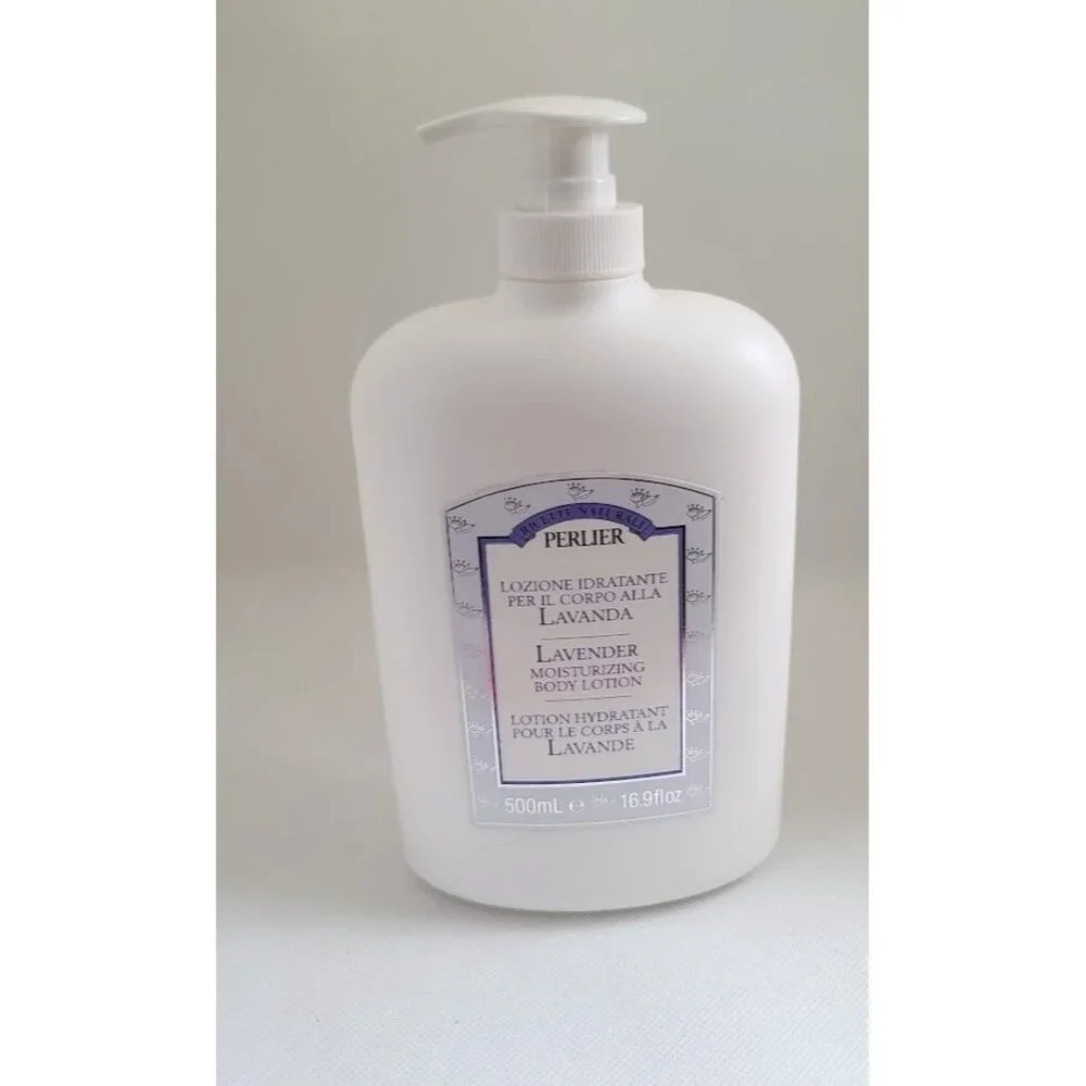 Perlier Natural Recipe Lavender Lotion Bath Shower Gel Set 16.9oz Made in Italy